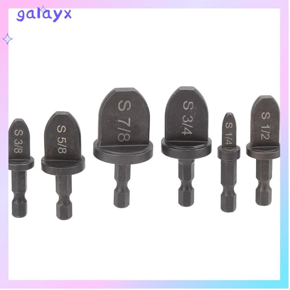 GALAYX 6 ชิ้น HVAC Swaging เครื่องมือ, 1/4 นิ้ว Hex Shank ท่อทองแดงอ่อนท่อทองแดง Expander, แบริ่งเหล