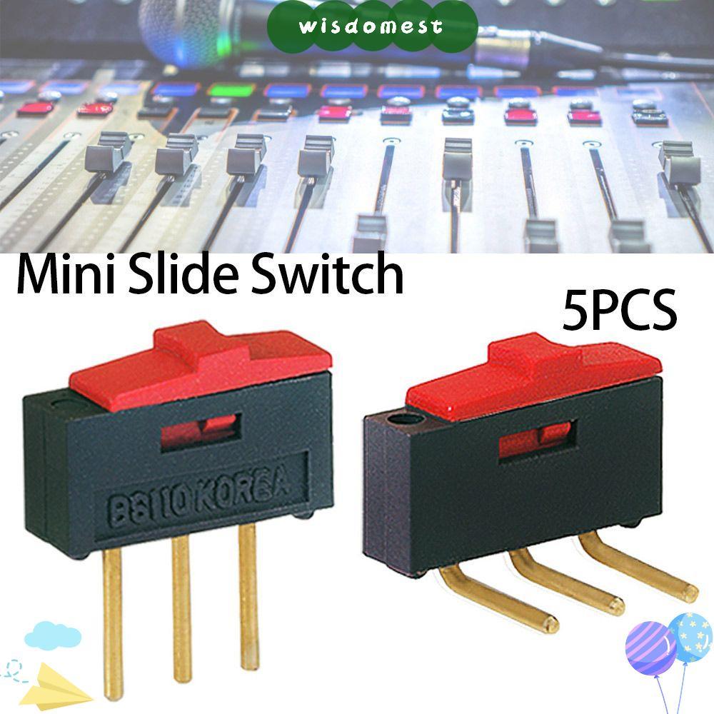 WISDOMEST 5PCS Toggle Switch ทนทาน Mini สีแดง BSI-10/BSI-10H