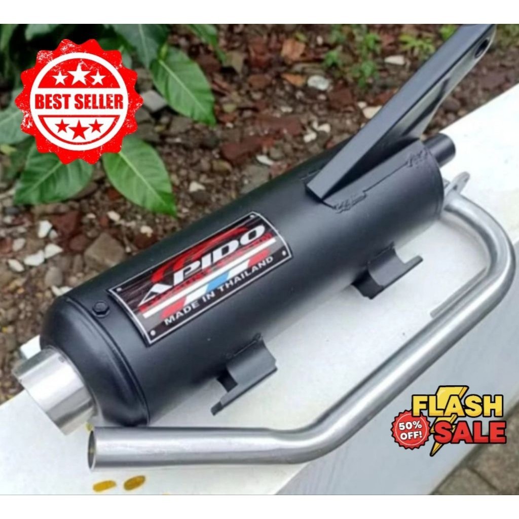 ท่อ Apido สําหรับ Mio Soul i125 Mio Sporty Honda Click 125 ชุดท่อไอเสียเปิดท่อ