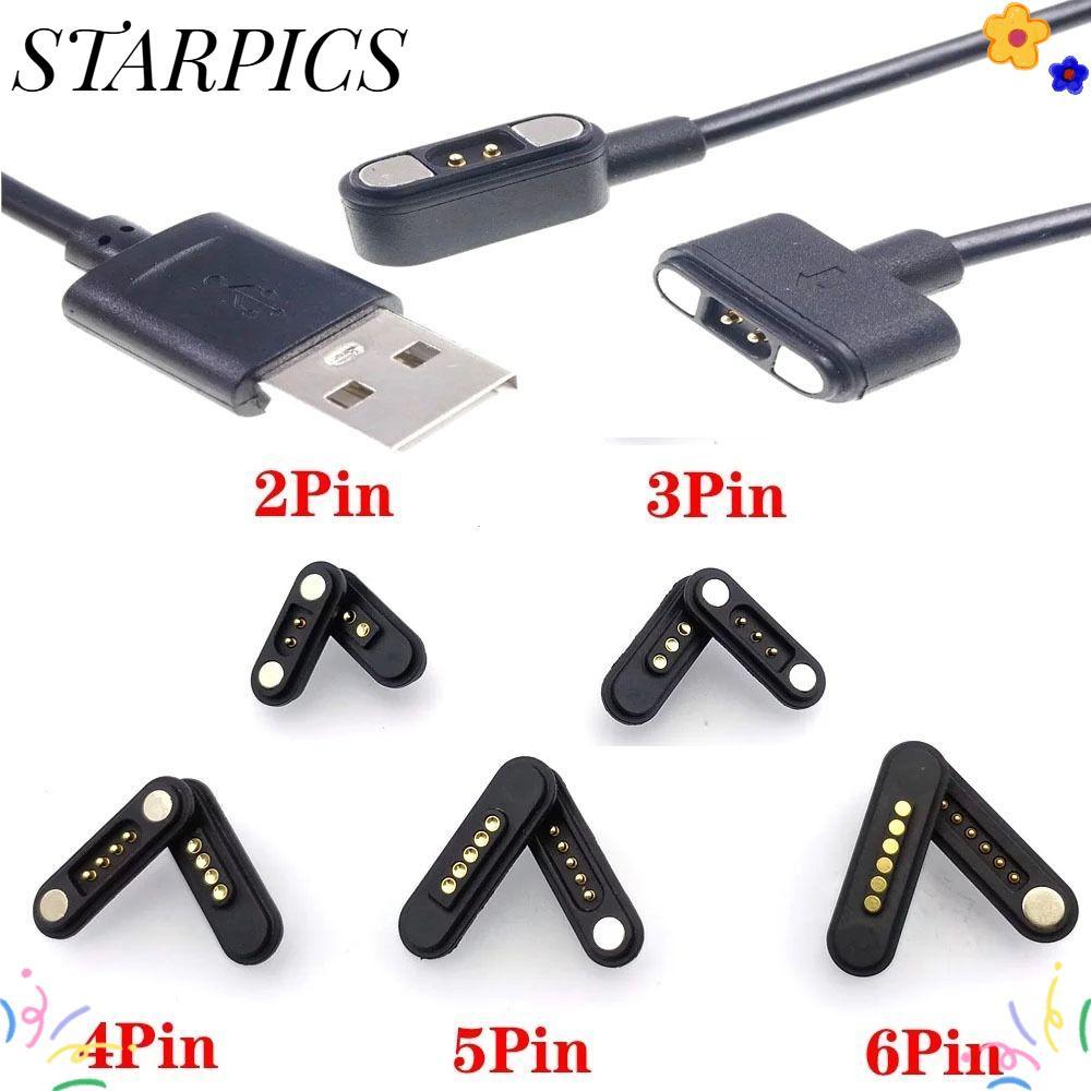 STARPICS Pogopin Magnetic Connector, 2Pin 3Pin 4Pin 5Pin High Current DC Magnetic Pogo Pin Connector