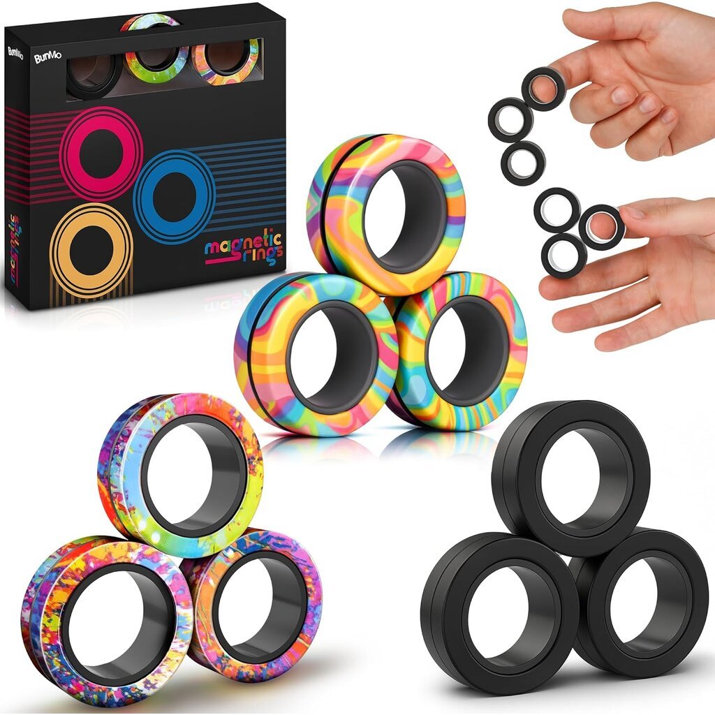 Magnetic Fidget Rings ของแท้ USA - BunMo [ สินค้าพร้อมส่ง ]