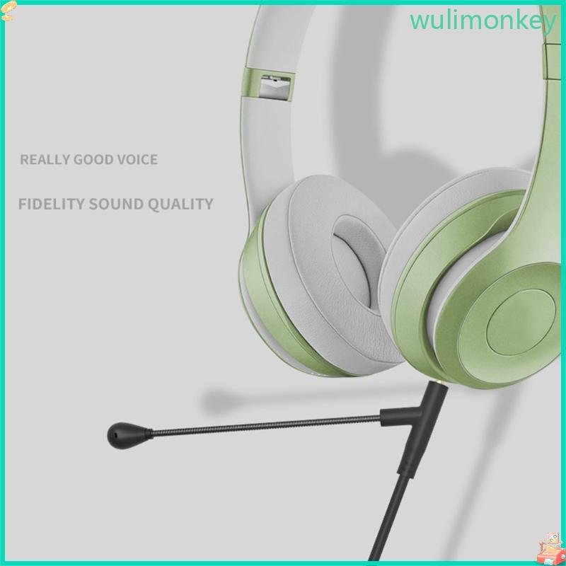 สายหูฟัง WU พร้อมไมโครโฟนสําหรับชุดหูฟังสําหรับเล่นเกม Boom V-MODA Crossfade M-100