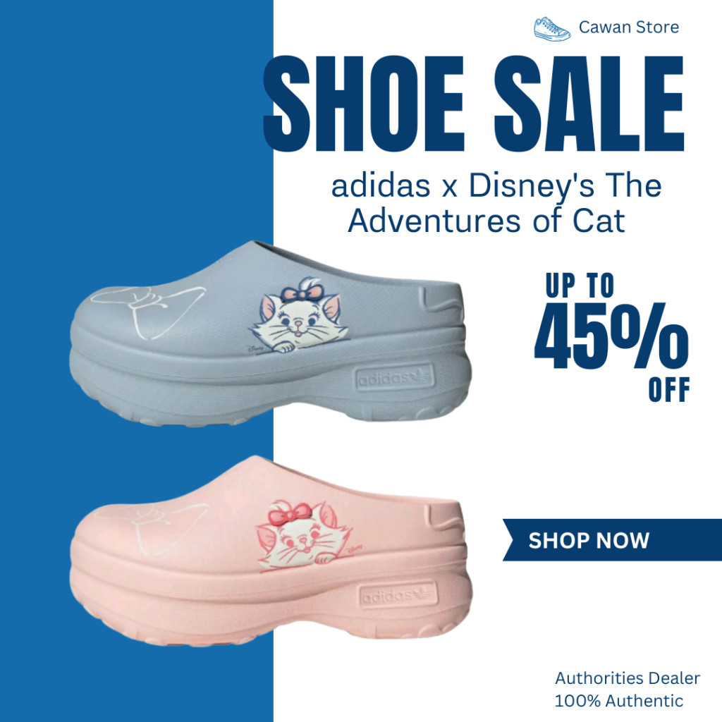 [ของแท้100%] adidas originals ADIFOM STAN MULE FOCUS x Disney's The Adventures of Cat รองเท้า รองเท้