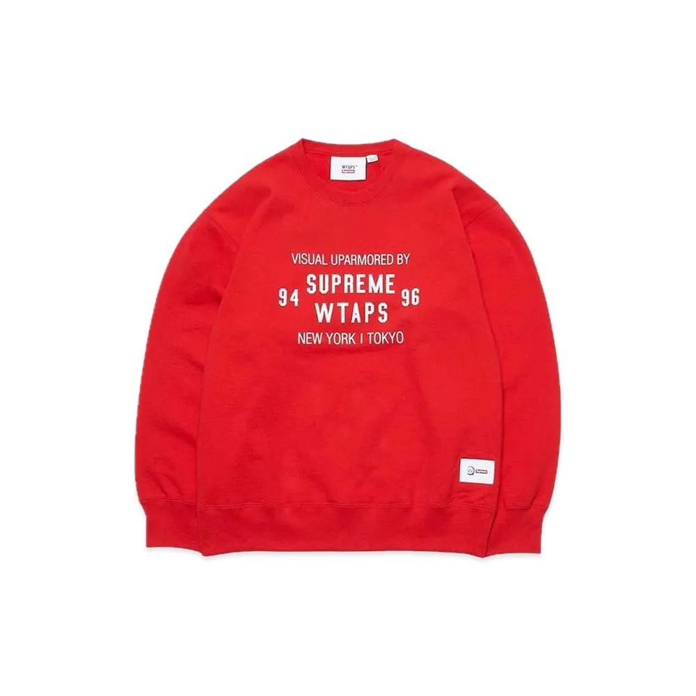 Supreme WTAPS Crewneck Red Unused
