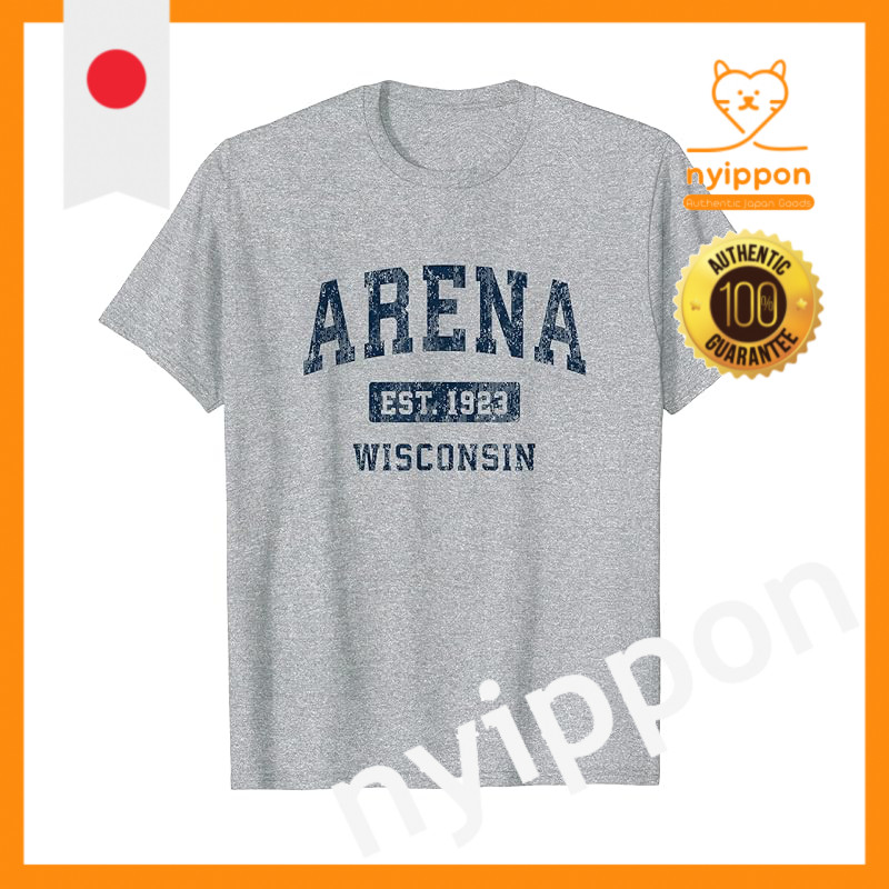 Arena Wisconsin WI Vintage Athletic Sports Design T-shirt