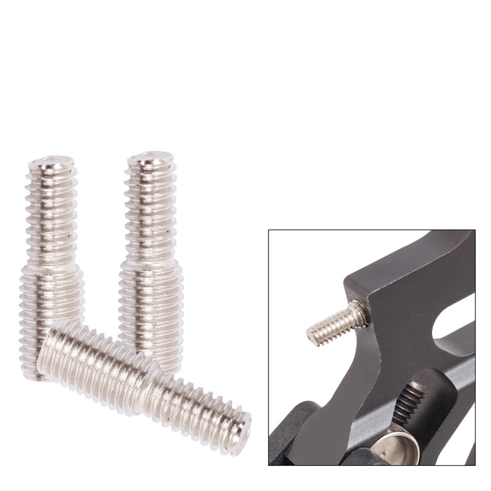 [Z-SMARTCHOICE] 3/6/12pcs 7mm to 6mm Bolt 1/4-20 5/16-24 Double Ended Screws Conversion