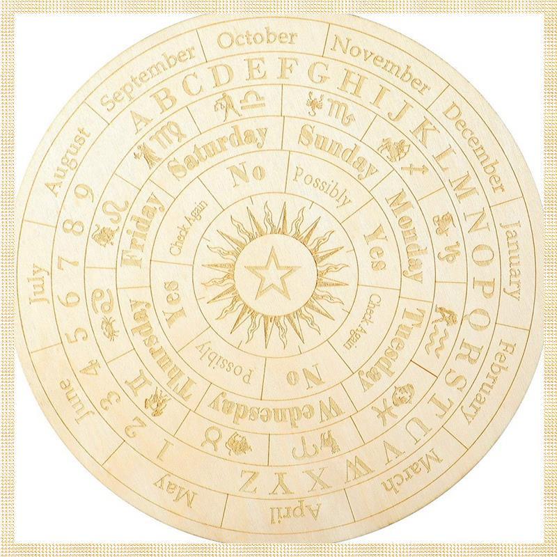 [1ejafnkblh.ph] Star Pendulum Board Spirit Board Divination Metaphysical Message Board