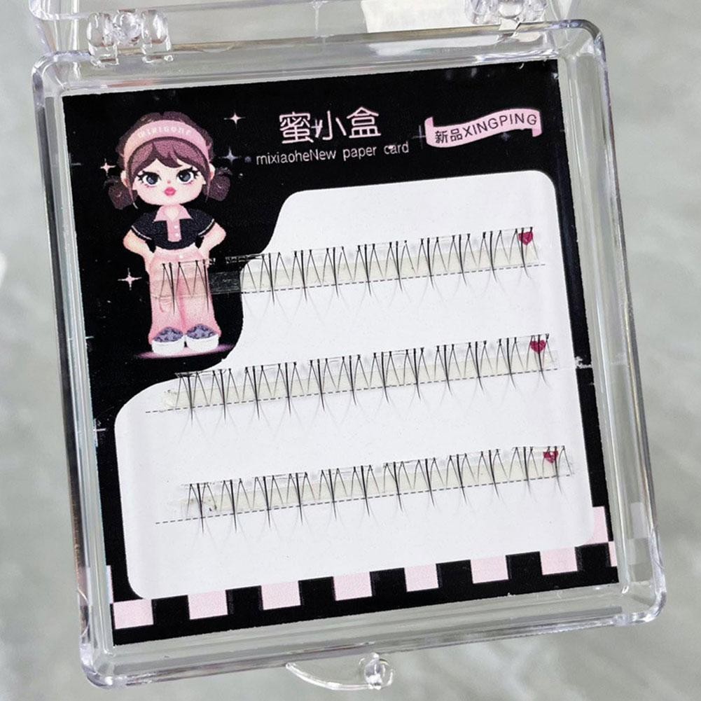 ขนตาปลอมแบบไร้กาว ขนตาล่างธรรมชาติ ขนตาต่อขนตา D6z7