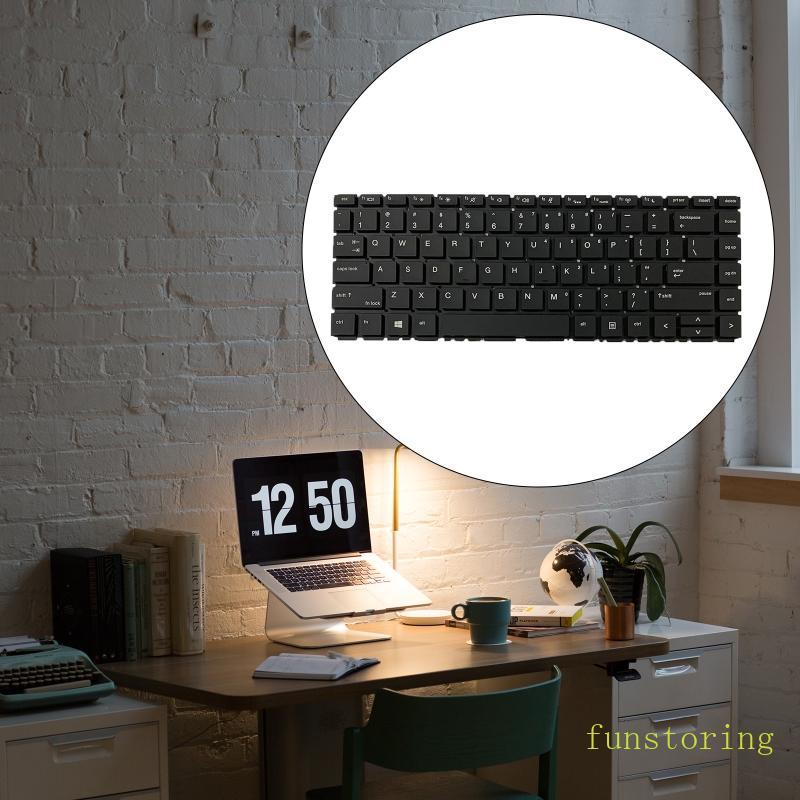 FUN ใหม่ US เค้าโครงสีดําแป้นพิมพ์แล็ปท็อปภาษาอังกฤษสําหรับหนังสือ 440 G6 445 G6 440 G7 445 G7 Serie