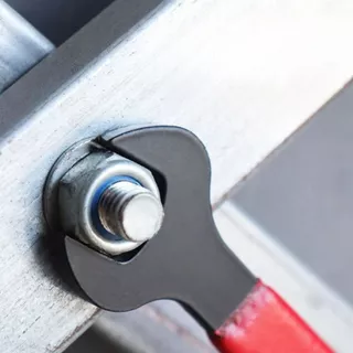 IOEFSGF69 1 ชิ้น U-Shaped Spanner, บางแบนหัวเดี่ยวประแจปลายเปิด, 7-32 มม.เมตริก 15 องศา Offset มุม Blackening Single-Head Fixed ประแจสําหรับ Auto Repair