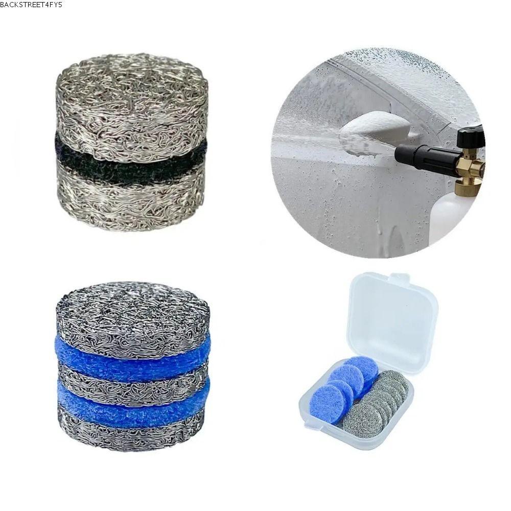 BACKSTAGEEET4FC3 1 ชิ้นตาข่ายหัวฉีด, 3000 PSI Snow Foam Lance Parts Orifice หัวฉีดเคล็ดลับ, ทนทาน Richer Lather สําหรับเครื่องซักผ้าแรงดันสูง Multi-layer โฟม Maker กรอง