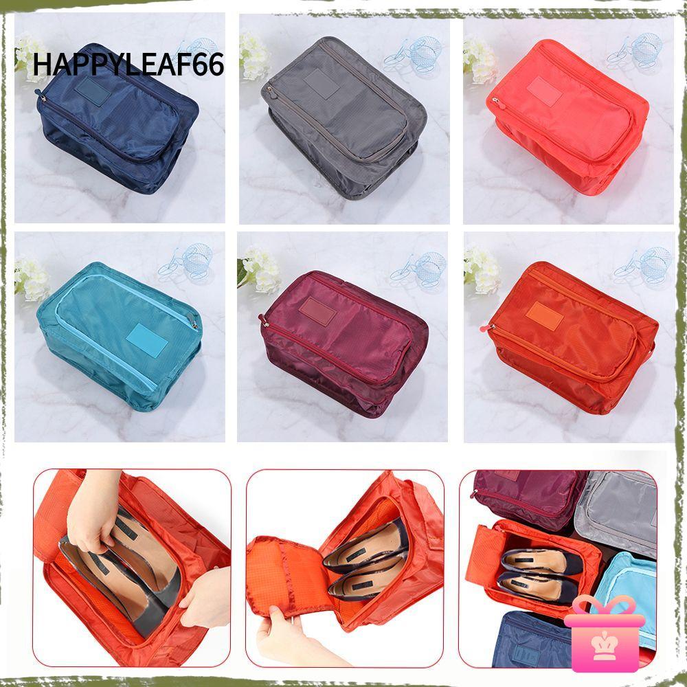 HAPPYLEAF66 ถุงเก็บรองเท้า Home Sorting Nylon Travel Packing