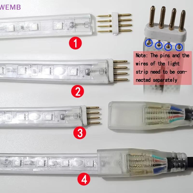 WEMB 1 PC 220V ยุโรป COB LED Strip Dimmer คู่มือ Controller ใช้สําหรับ 220V พร้อม 50/100M Cob LED St