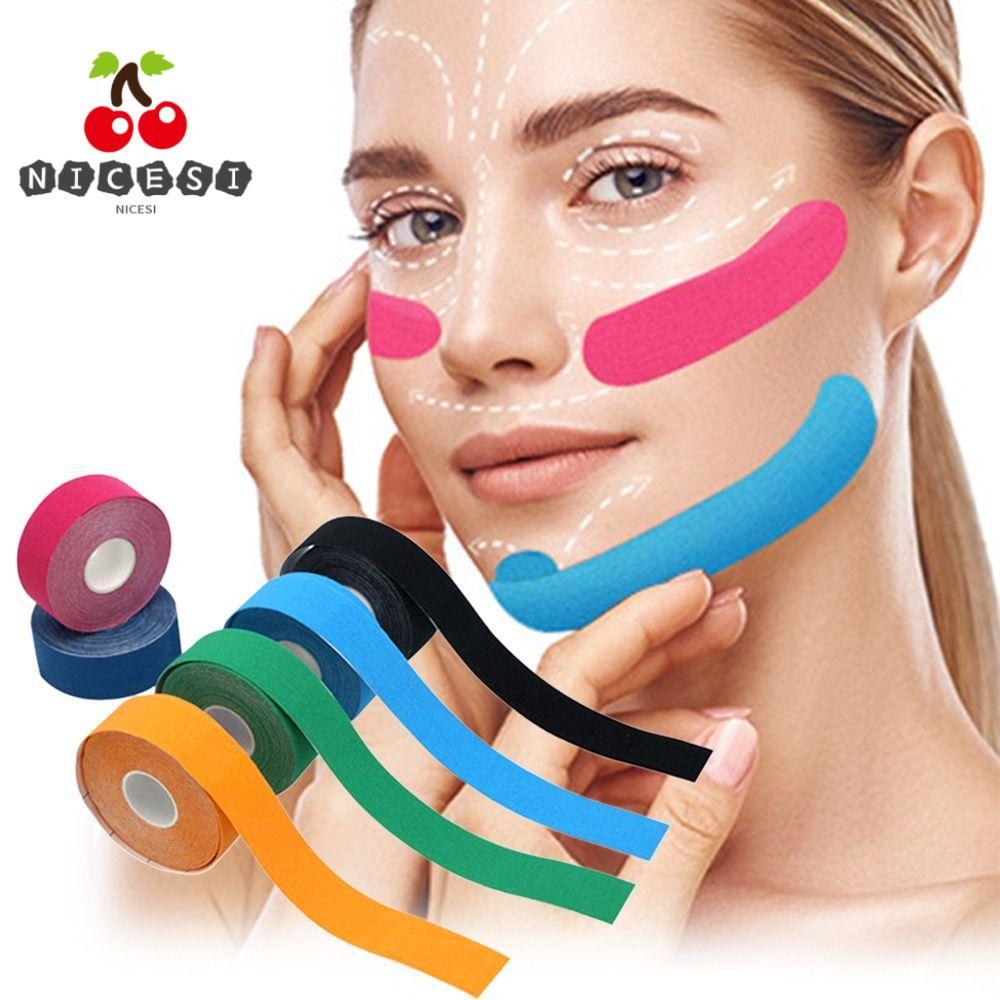 NICESI Japanese Face Tape, Firming Anti-Wrinkle Face Toning Belts, Hot Tightening Skin Toning Face L