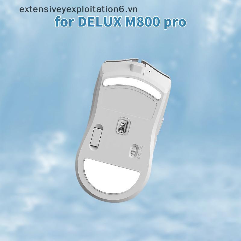 Exten Mouse Foot Stier สําหรับ DELUX M800 Pro Gaming Mouse แผ่นกันลื่น E-Sport Gamer อุปกรณ์เสริม