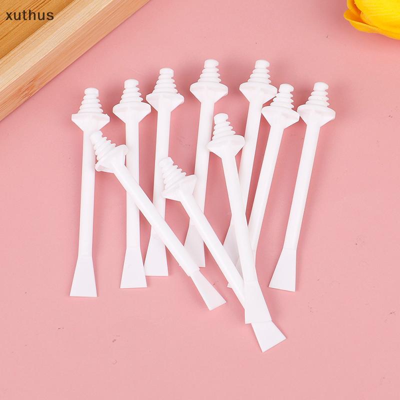 XUT 10 ชิ้น Nose Wax Wax sti พลาสติกกําจัดขนแบบใช้แล้วทิ้ง smearing sti N