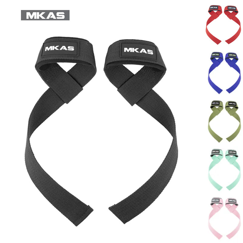 2pcs Gym Lifting Straps Fitness Gloves Anti-slip Hand Wraps Wrist Straps Support For Weight Lifting 