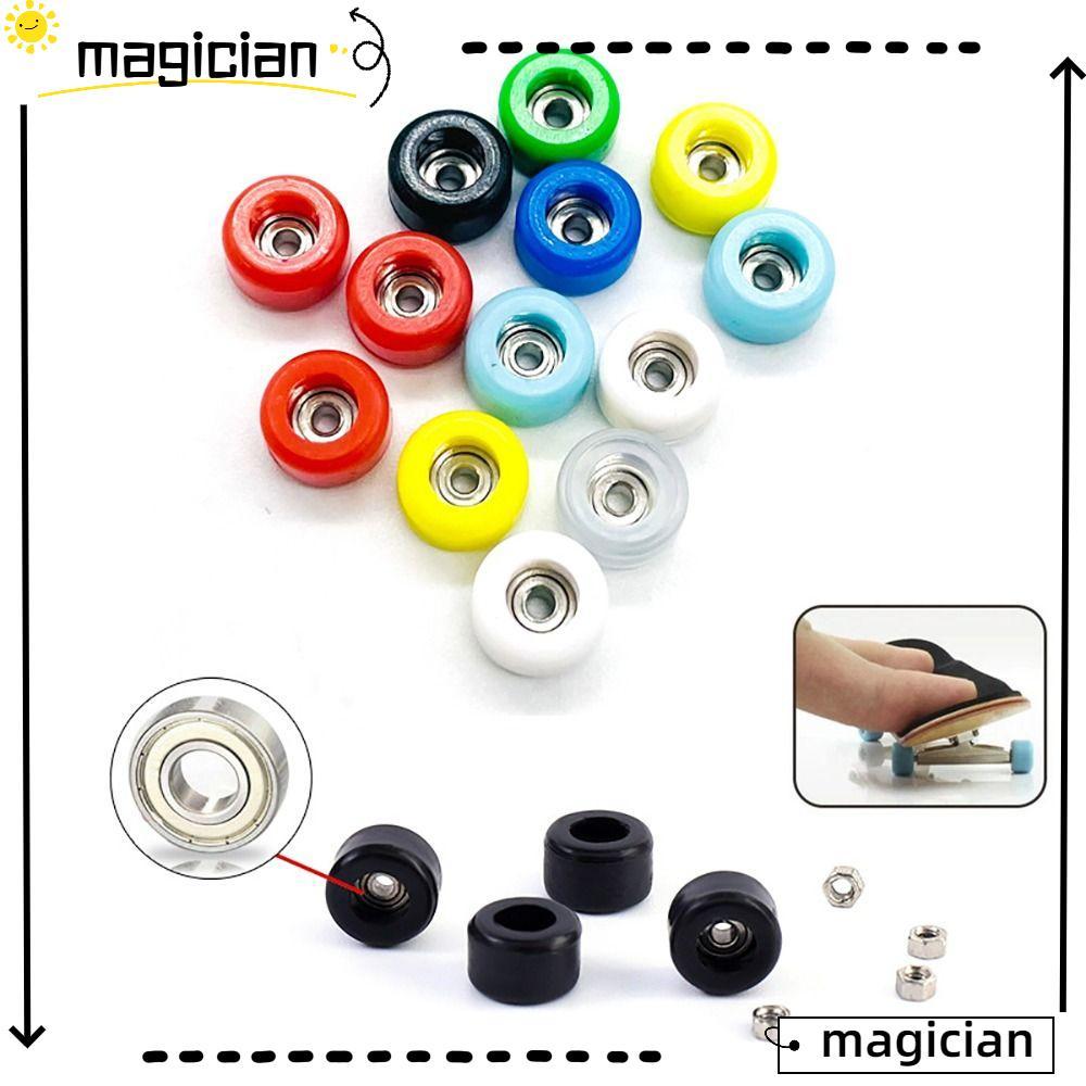 MAGICIAN Finger Skate Accessory - PU และโลหะ CNC Bearing สำหรับฟิงเกอร์บอร์ด