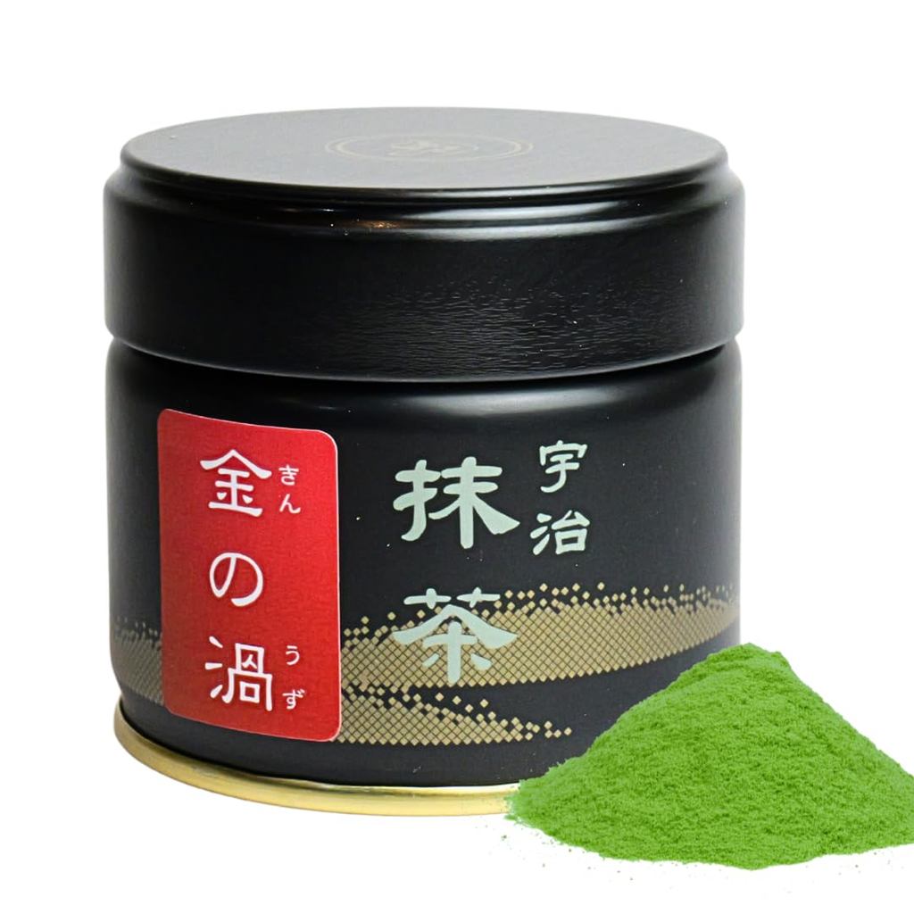 Aoi Suien Uji Matcha Gold Swirl (Kin no Uzu) 30g Can 【For Usucha / Beginner-Friendly】 Kyoto Uji Ston