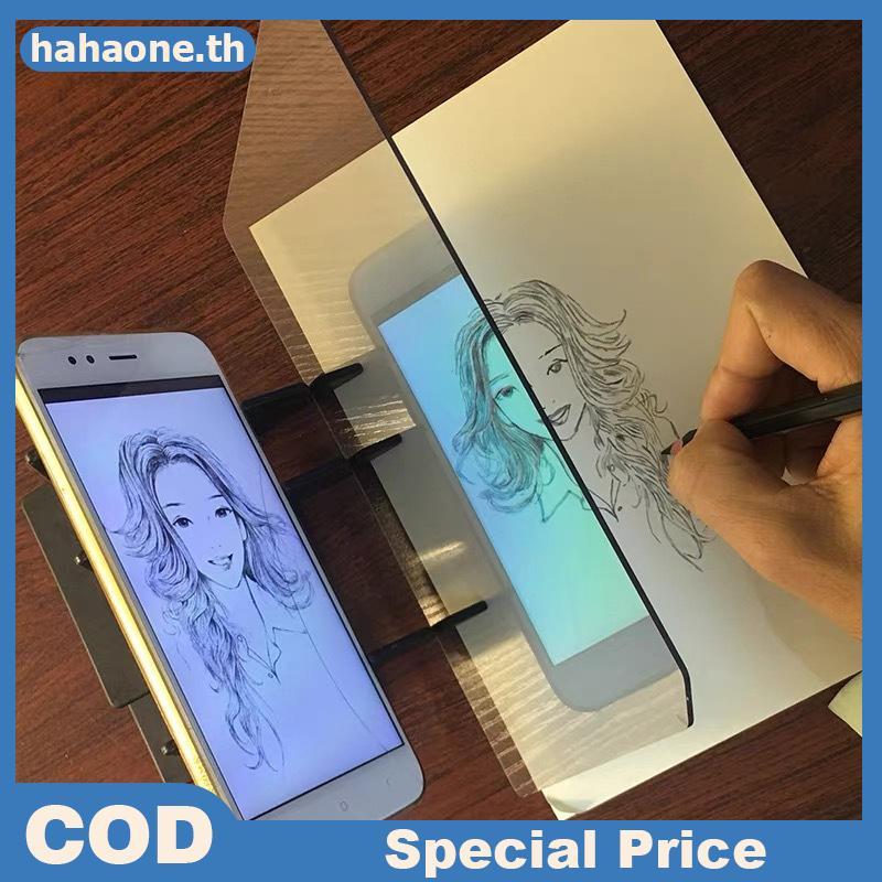Hahaone Optical Clear Drawing Board, Portable Optical Tracing Board Image Draw Board Tracing Drawing