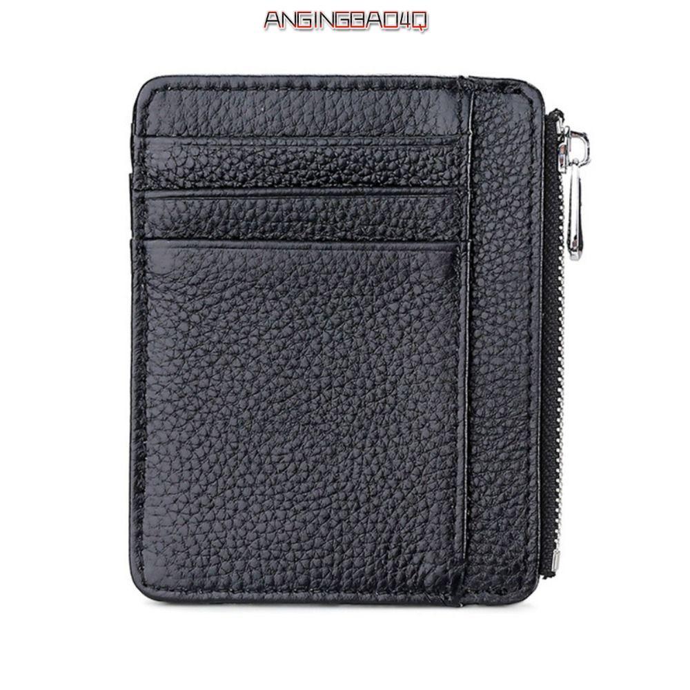 TIOMNV56KU Card, Ultra Thin Simple Card Holder,แบบพกพาของแท้หนังMulti-card Slotกระเป๋าหนังผู้ชายผู้ห