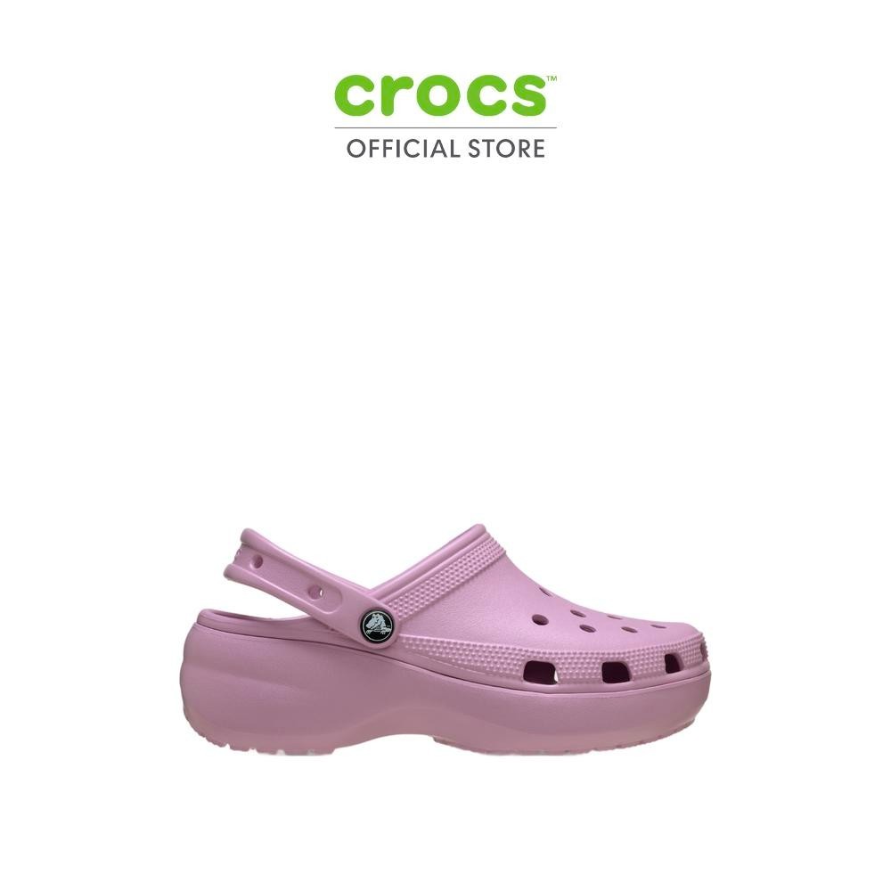 CROCS รองเท้าลำลองผู้หญิง CLASSIC PLATFORM CLOG รุ่น 206750-5BX - HYDRANGEA