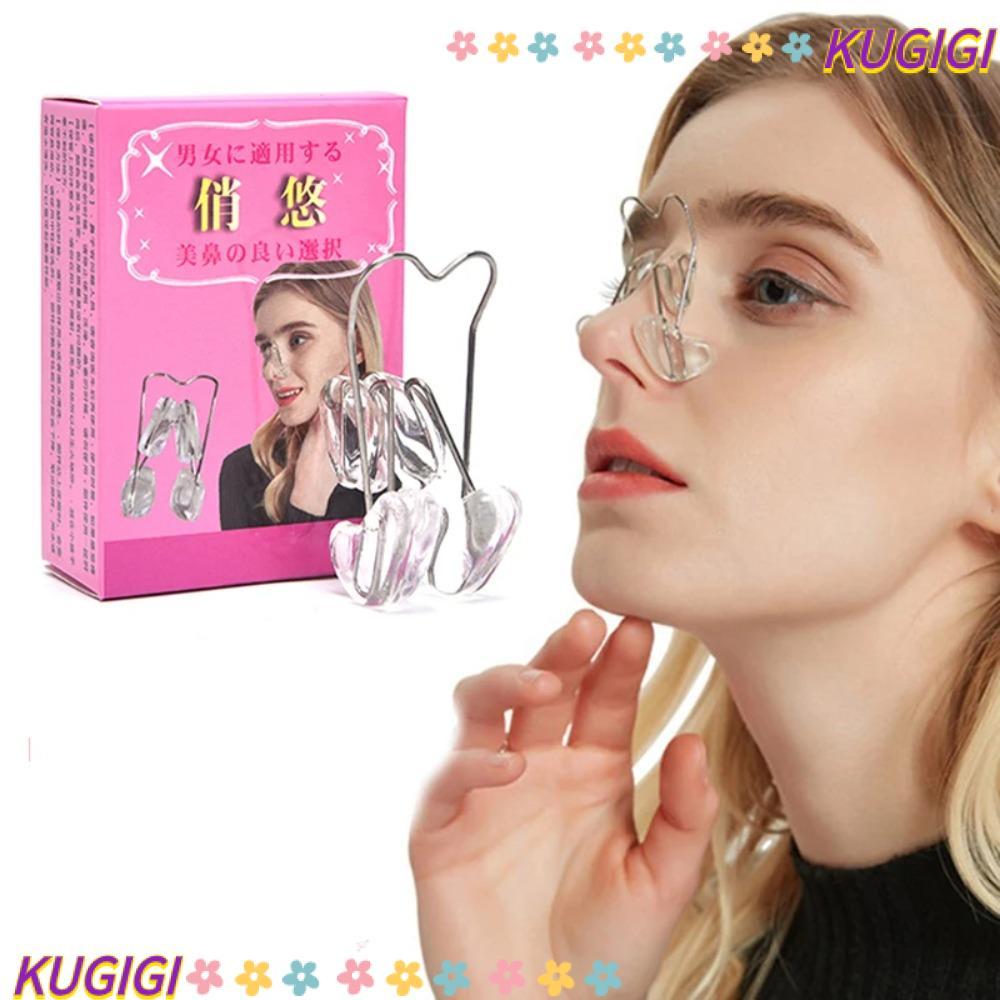 KUGIGI Nose Up Shaper, Straightening Shaping Nose Slimming Massage, Orthotics Transparent Nose Corre