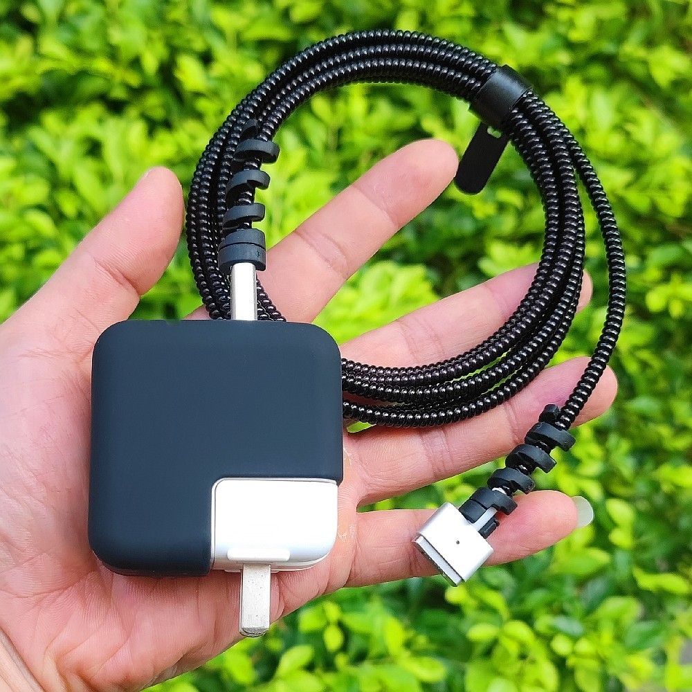 เหมาะสําหรับ Apple Macbook pro Notebook MAC Air Power Charger Case M5 M1 M2 M3 M4 สายเคเบิลข้อมูลป้อ