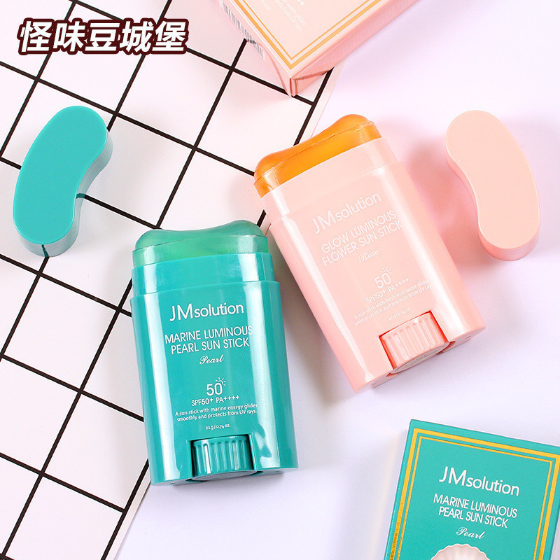 เกาหลี เกาหลี JM solution Pearl JM Sunscreen Stick SPF50 Hydrating Refreshing Waterproof Full Body A