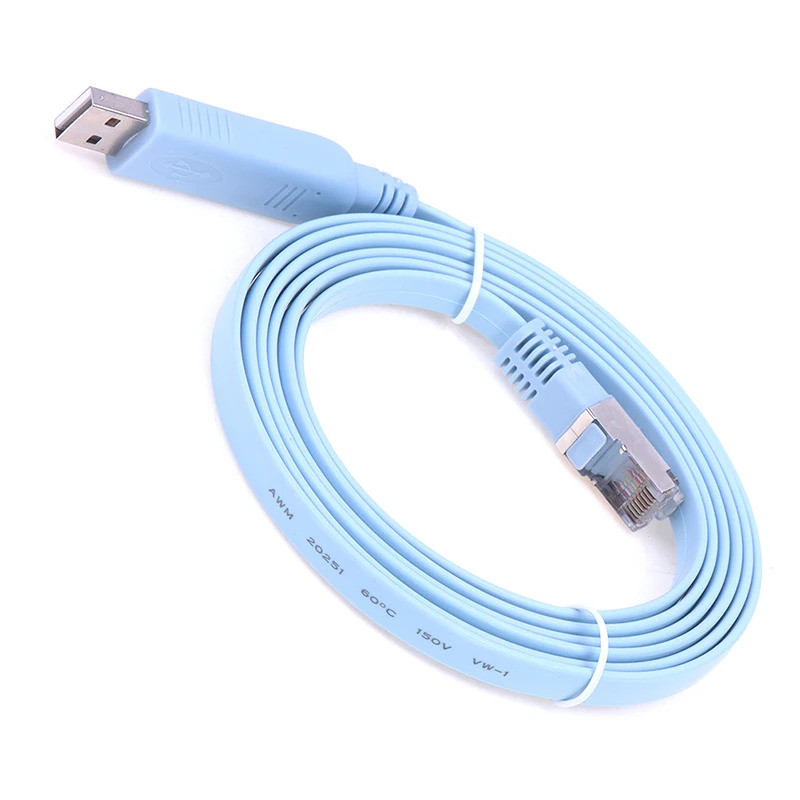 สายอะแดปเตอร์คอนโซล USB เป็น RJ45 - สาย USB ถึง RS232 Serial to RJ45 CAT5 สําหรับเราเตอร์ ใหม่