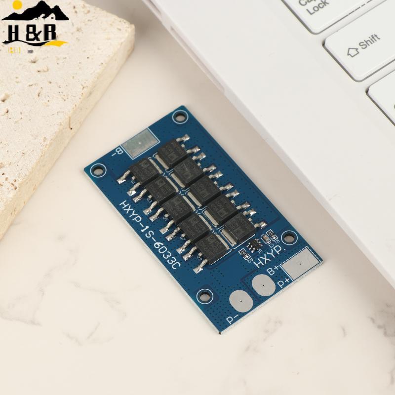 H&B 1/5Pcs 1S BMS 30A 3.2V LiFePO4 / 3.7V บอร์ดป้องกันพร้อม 18650 Cell Short-Circuit Overcharge/Over