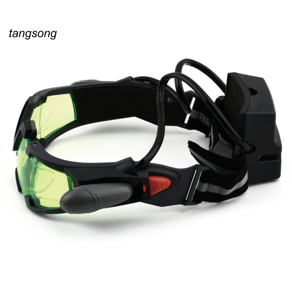 Tang_ Eye Protection วงยืดหยุ่นแบบปรับได้ Night Vision Goggles แว่นตา Eyeshield