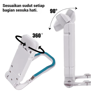 โคมไฟอ่านหนังสือ LED ป้องกันแสงสะท้อน แบบพับพกพา พร้อมคลิป USB ชาร์จไฟ