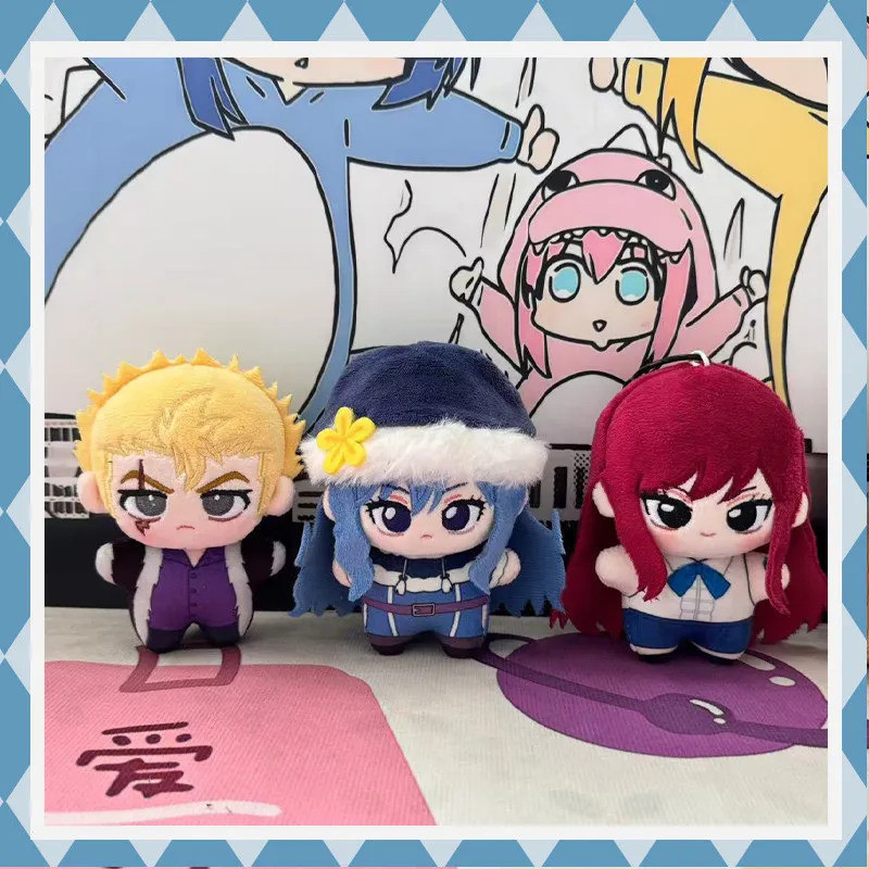 Collectible ใหม่ใหม่ 10 ซม.ตุ๊กตา Fairy Tail Laxus Dreyar Erza Scarlet Juvia Lockser อะนิเมะรูป Plus
