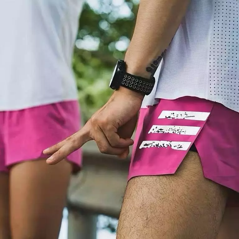 [Hot] Sports Running Three Points Training Pant Men's and Women's Marathon with Lining Quick-Drying Breathable ukhs