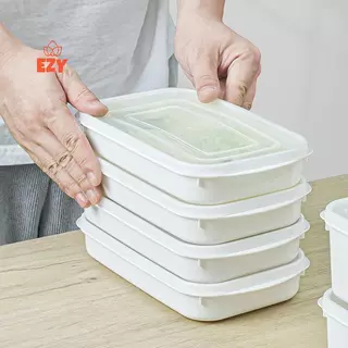 EZY ญี่ปุ่นเนื้อแช่แข็ง Paaging กล่องเกรดอาหารตู้เย็นเก็บผักผลไม้การเก็บรักษา เตรียมจานแบ่งกล่องใหม่