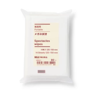 MUJI กระดาษเช็ดแว่นมูจิ Lens Cleansing Glasses สินค้าพร้อมส่งทุกวัน