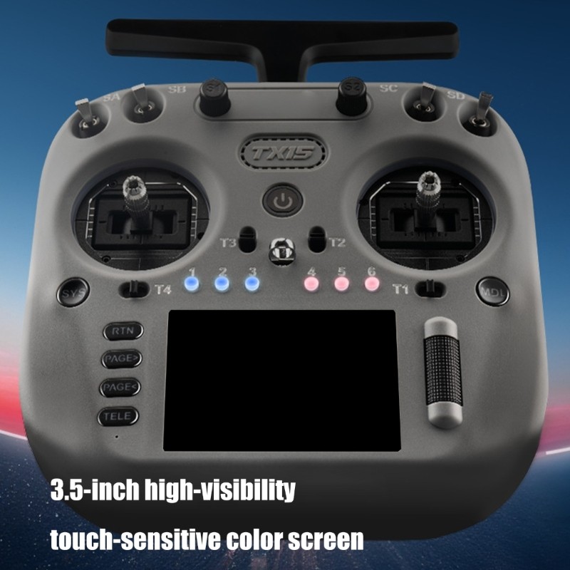 Sup เครื่องส่งสัญญาณ 3 5 นิ้วหน้าจอสี IPS และ ExpressLRS ระยะไกลสําหรับ RadioMaster TX15 FPV