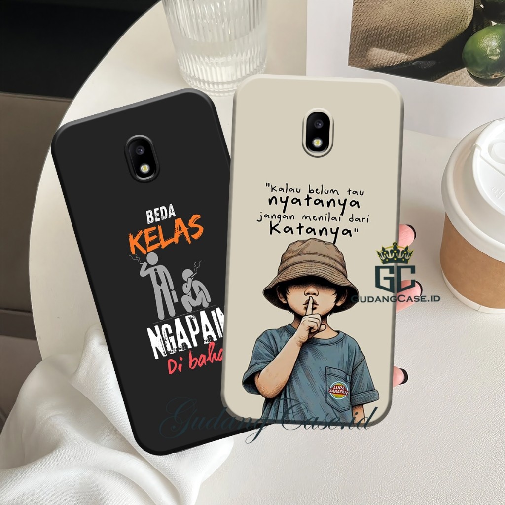 ปลอก Hp Samsung J3 J5 J7 PRO Softcase ยืดหยุ่น Procamera Motif Cool Words