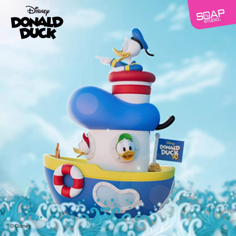 Soap Studio Disney Steamboat Studio Soap Studio Donald Duck 90th Anniversary Figure Series Gift Jewe