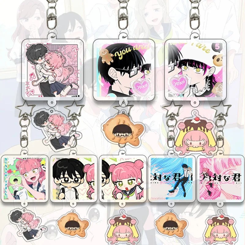 You and I Are Polar Opposites Acrylic Anime We Are Two Opposite พวงกุญแจเพื่อห้อยกระเป๋านักเรียนเป็น