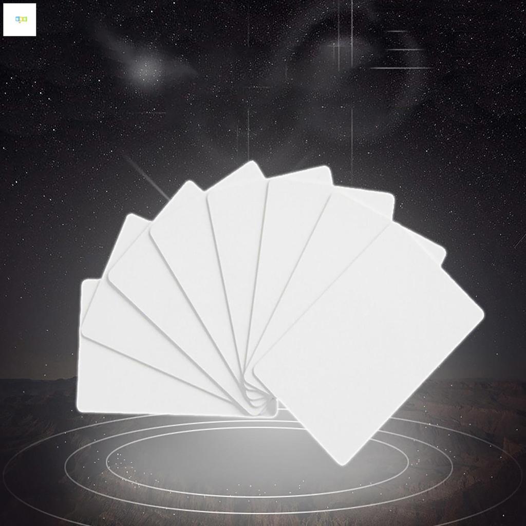 10 ชิ้น NFC Tag NFC 215 การ์ด 13.56MHz ดําเนินการความถี่ NFC การ์ดสําหรับโฆษณาสมาร์ทกลางแจ้ง