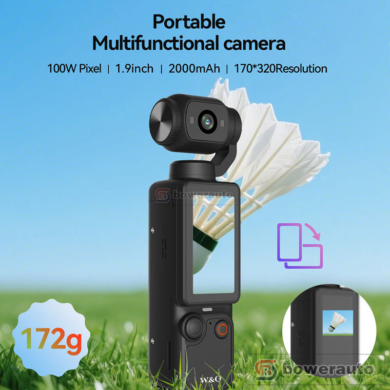 กล้องแอคชั่น 1080P สำหรับกีฬากลางแจ้ง ปั่นจักรยาน ขับมอเตอร์ไซค์ B3PQ7