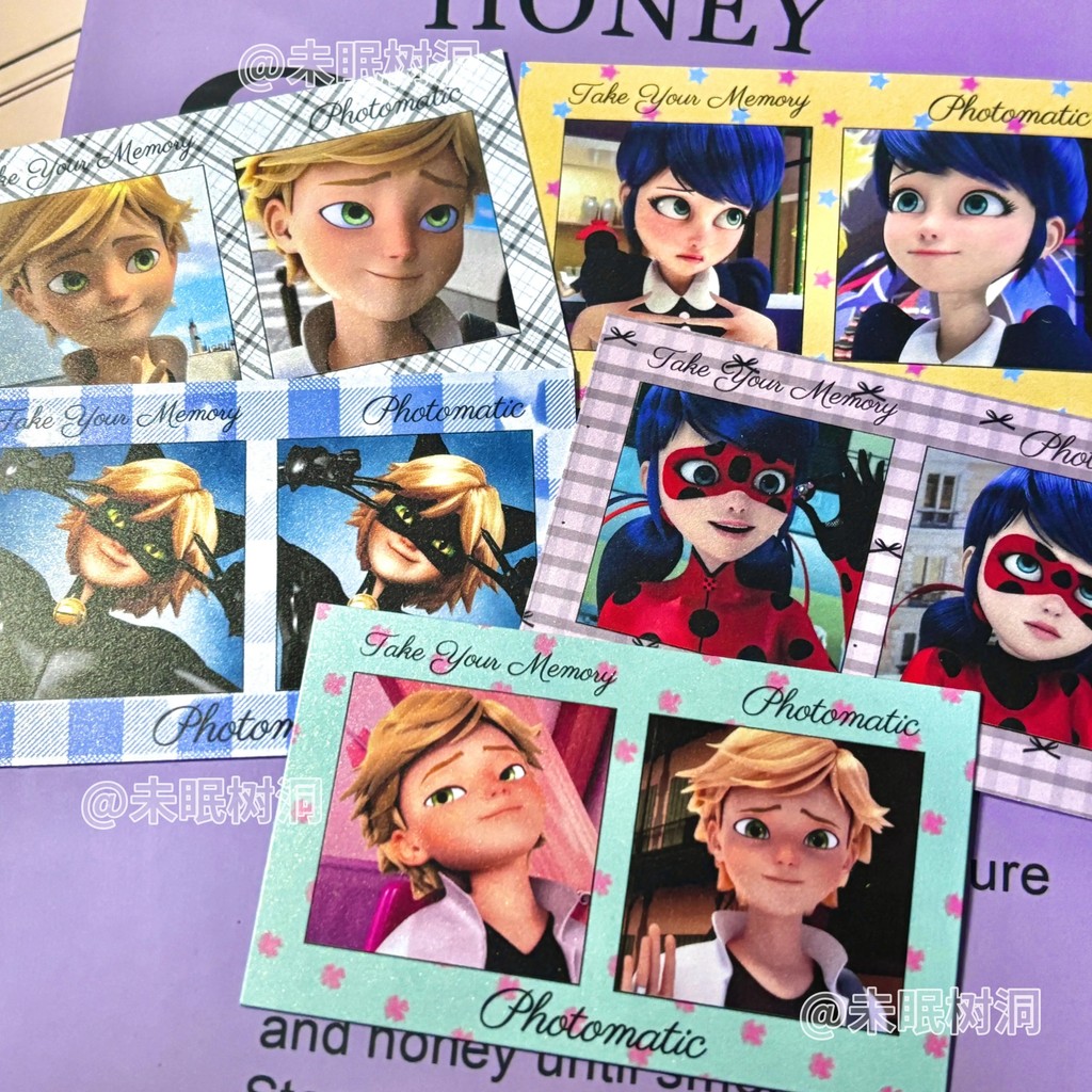 Ladybug Ladybug Black Cat Noner Ladybug สาว Dadium French อะนิเมะพัดลมอุปกรณ์ต่อพ่วง Original Pearle