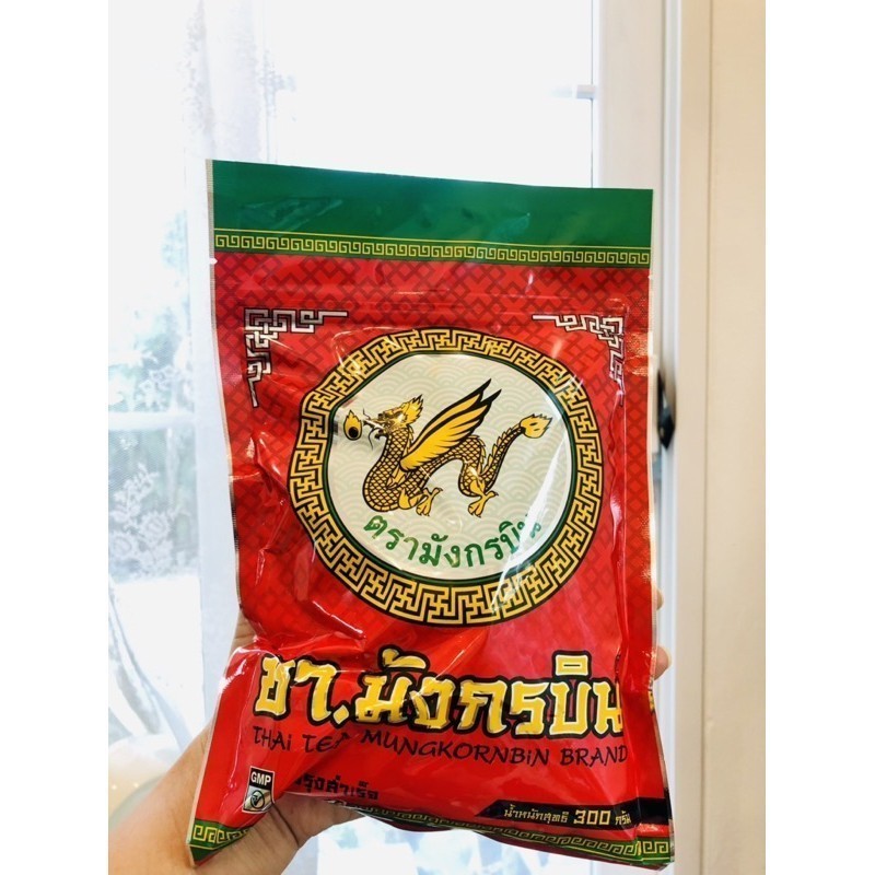 ชาไทย ชาแดง มังกรบิน ชามังกรบิน ขนาด 300 กรัม ขนาด 500 กรัม  (THAI TEA MUNGKORNBIN)