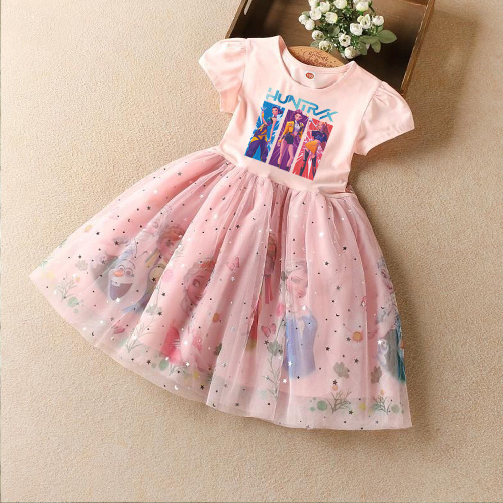 Kpop Demon Hunter ฤดูร้อนใหม่ชุดเด็กผู้หญิง