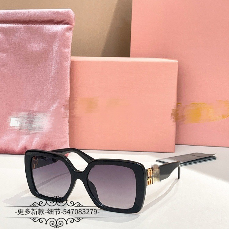 AUNA Miu*MM Unique Square Sunglasses for Women, Large Frame Sunglasses for Trendy Men smu10y