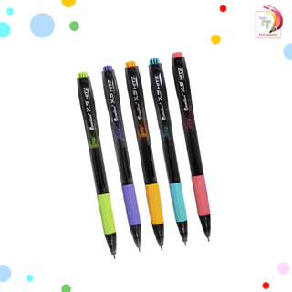 Quantum (ควอนตัม) ปากกา 0.5 มม. รุ่น X5 Hitz ปากกาลูกลื่น หมึกน้ำเงิน แดง ดำ (1 ด้าม)