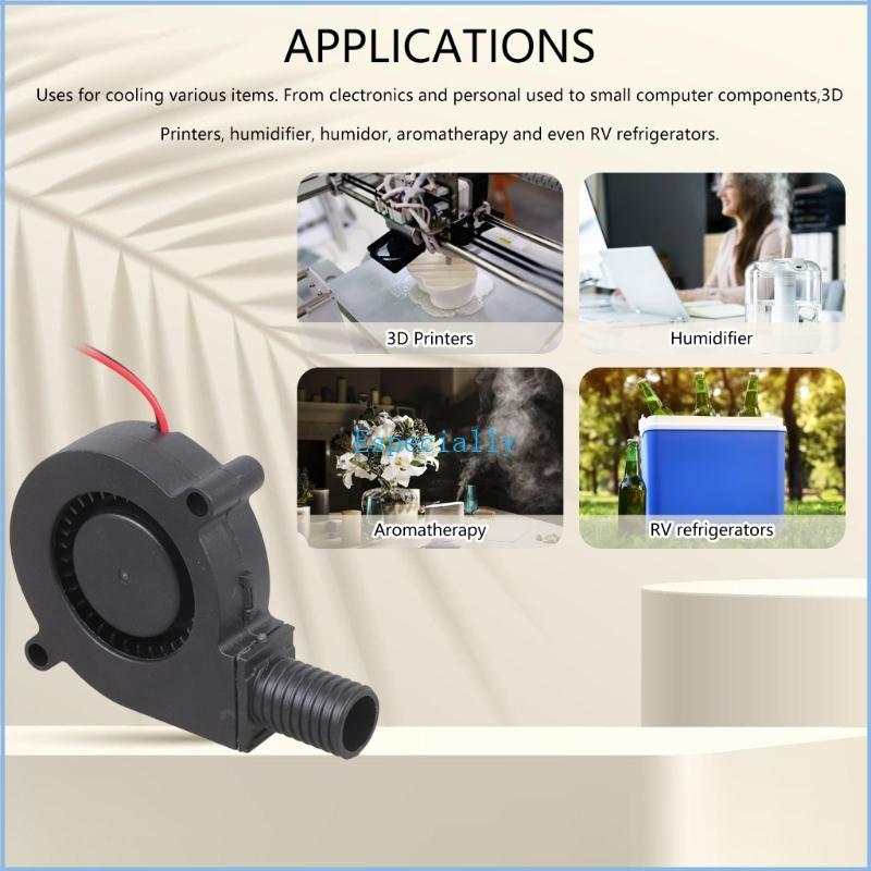 ESP อุตสาหกรรม 5015 Cooling Blower 5V 12V 24V Hotend Extruder XH2 54 Connector