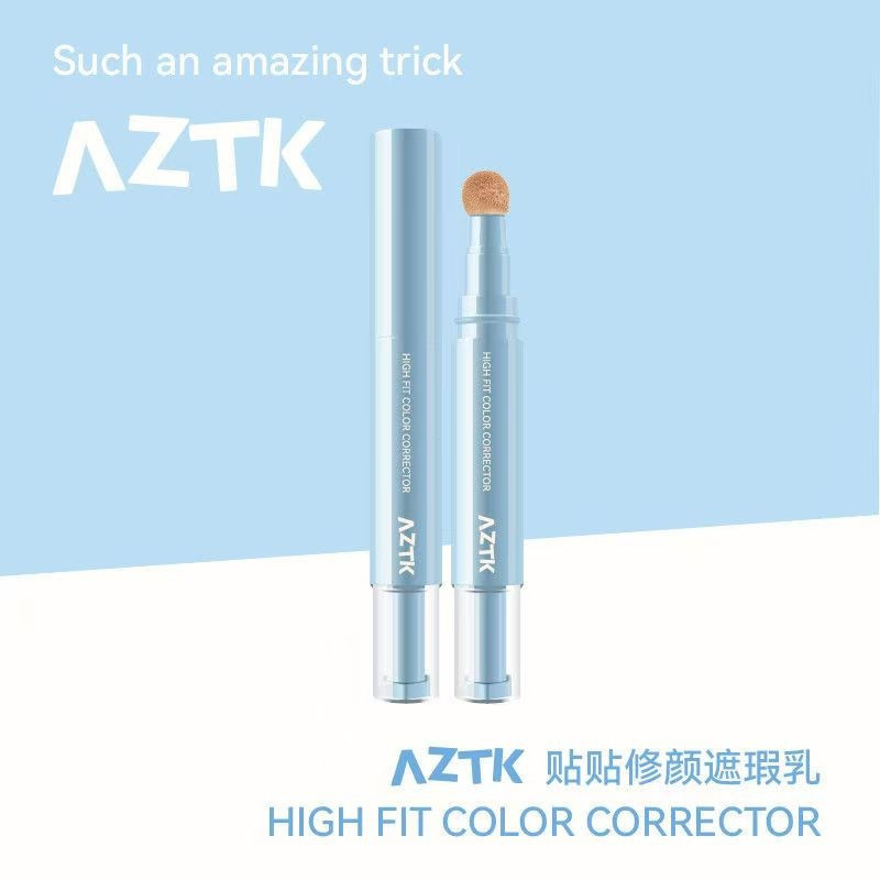 AZTK TieTie CONCEALER Pen ปากกาคอนซีลเลอร์ AZTK รอยคล้ําใต้ตากระจ่างใส ไฮกลอส ผลการแต่งหน้าติดทนนาน 
